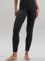 leggings cropped leo schwarz