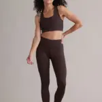 leggings cropped minimal pumpkin