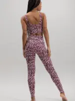 leggings mit blumenbordüre