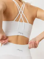 weißer criss cross bh